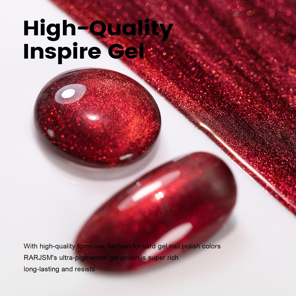 RARJSM long nail showing strong gradient effect and amplified chameleon shift