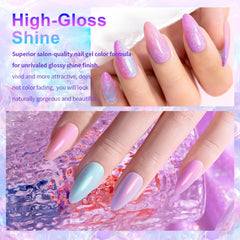 RARJSM on nail tip swatch displaying iridescent shimmer benefit