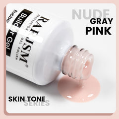RARJSM nail extension demo showing natural nude finish and 1–2cm build advantage