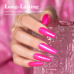 RARJSM nail swatch at angle showing color shift benefit in different light