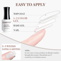 RARJSM nail technician applying gel under lamp for salon-quality finish