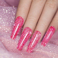 RARJSM swatch wheel with neon hot pink showing color payoff and shine