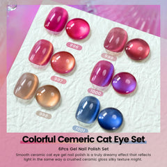 RARJSM color swatches on white tips showing six shades useful for mixing and matching