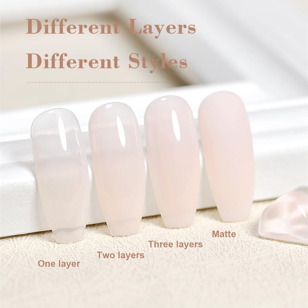 RARJSM swatch sticks showing multiple layers and opacity control benefit