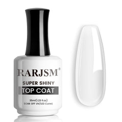 RARJSM front label showing clear glossy top coat and brand benefits