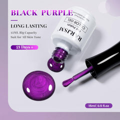 RARJSM gel polish being cured under LED lamp for long-lasting salon-like shine