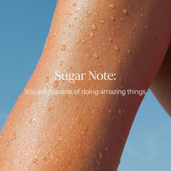RAW SUGAR styled with pineapple, maqui berry and jojoba oil for scent