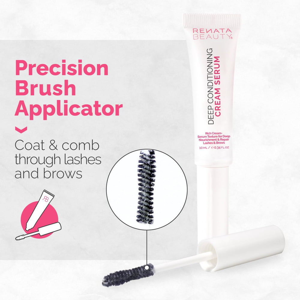 RB RENATA BEAUTY application on brows showing improvement in manageability