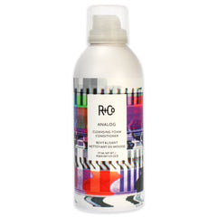 R+Co ANALOG front bottle view showing label and lightweight design benefit