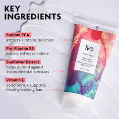 R+Co High Dive held in hand to show 5 oz scale and travel convenience benefit