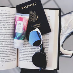R+Co High Dive size scale with ruler highlighting compact 0.5 fl oz travel-friendly tube