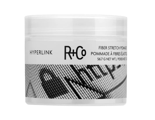 R+Co Hyperlink front jar showing clean packaging and product name for quick ID and trust