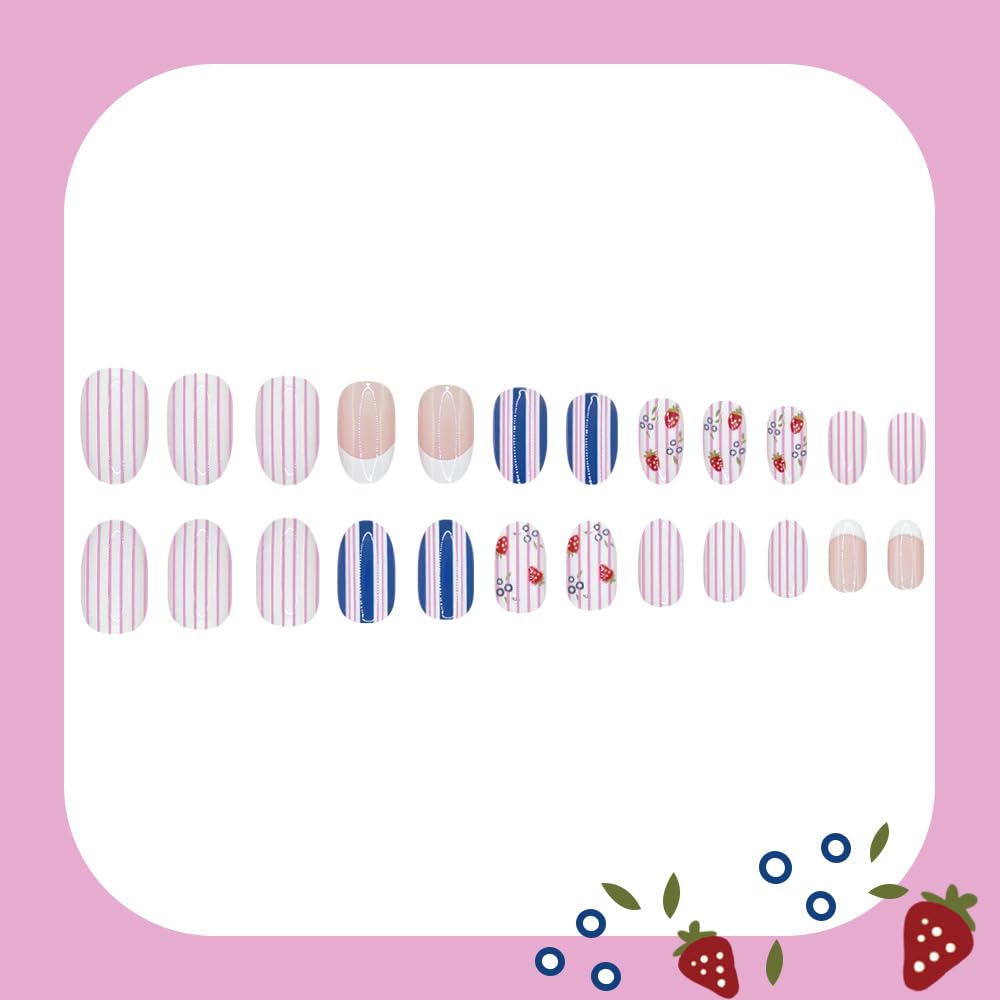 Rdntbeu blueberry and strawberry design detail showing cute accent benefit