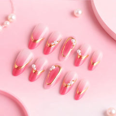 Rdntbeu glossy finish close-up showing smooth surface and salon-like shine benefit
