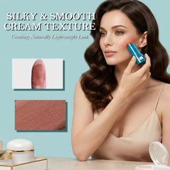 Re. Misoo swipe on lips showing tinted moisturizing finish and sun protection