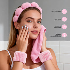 Real Perfection travel makeup bag open with kit organized for portability