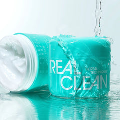 Real Techniques balm paired with a skincare brush for mess-free cleansing