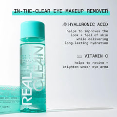 Real Techniques pouring remover onto pad demonstrating easy makeup dissolution benefit