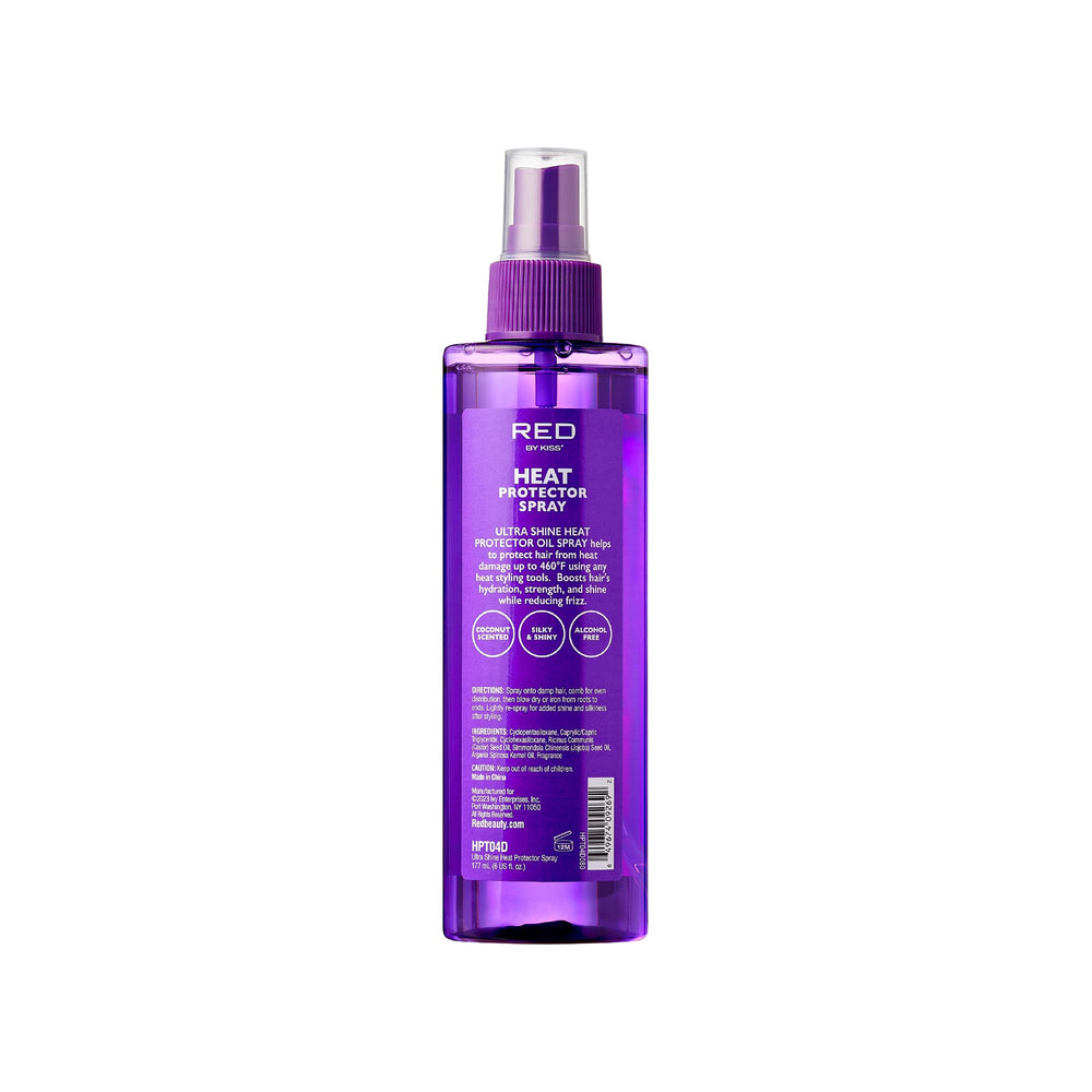 Red by Kiss spray nozzle close-up demonstrating easy, even application benefit