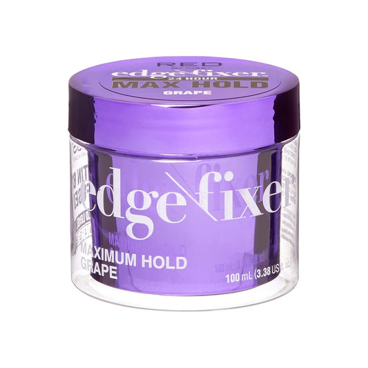 RED by Kiss front packaging showing grape scent and hold benefits