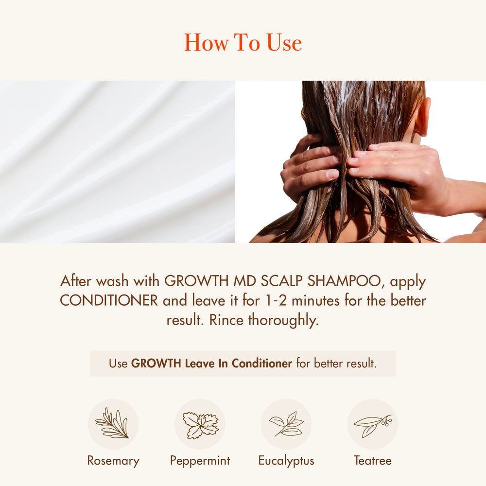Red by Kiss applied to scalp demonstrating cooling itch relief