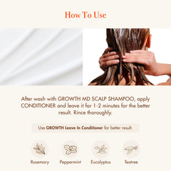 Red by Kiss applied to scalp demonstrating cooling itch relief
