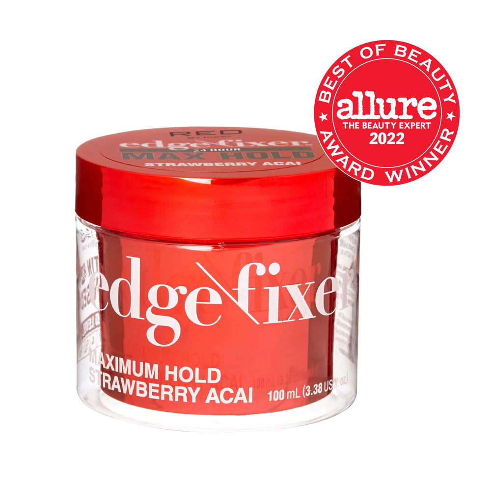 Red by Kiss open jar close-up of smooth gel texture for smooth application benefit