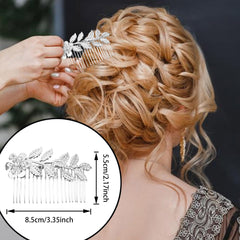 REDANHA gold and silver combs paired to show mixed-metal coordination benefit