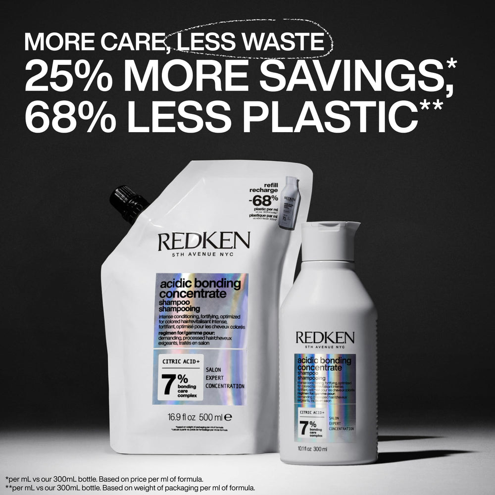 Redken paired with conditioner highlights complete bonding care system