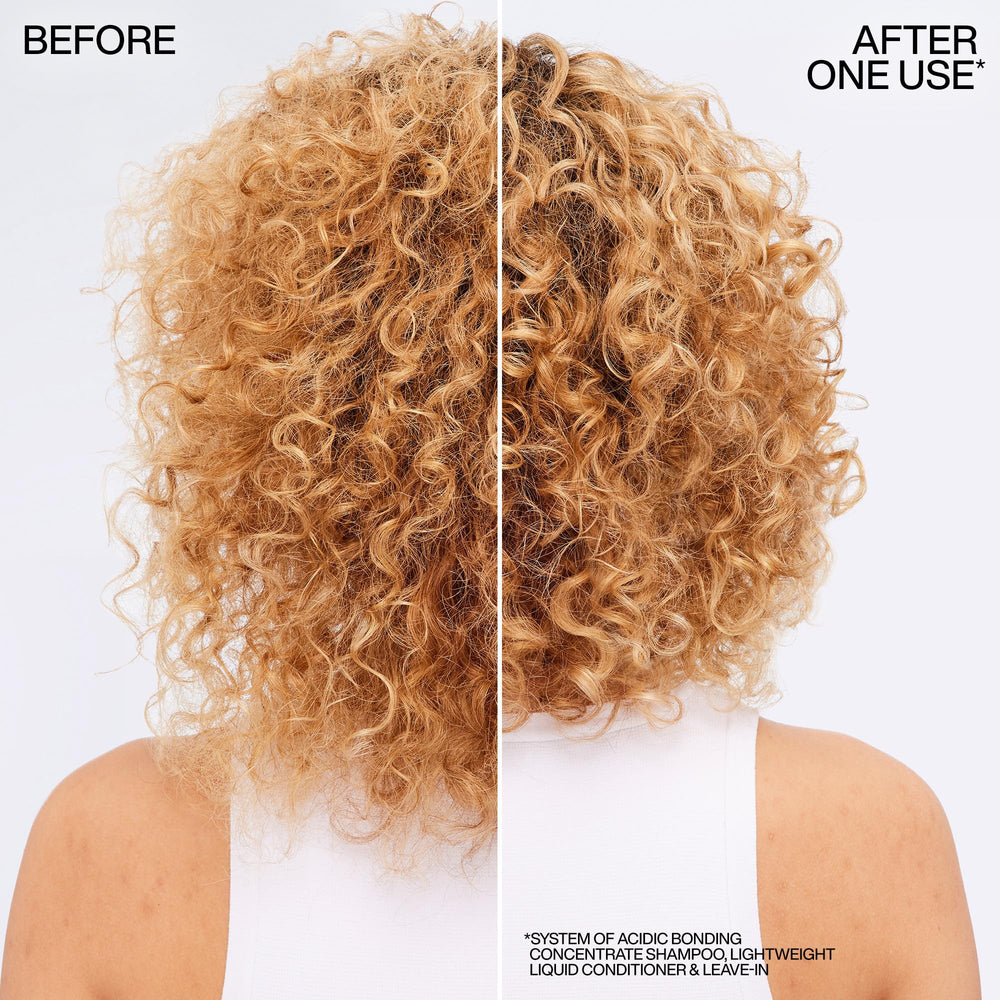 Redken liquid texture close-up highlighting light, non-greasy formula