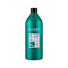 Redken bottle front view showing product and benefits