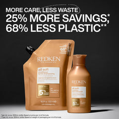 Redken conditioner in bathroom lifestyle depicting daily hair routine