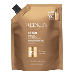 Redken front bottle showing product label and nourishing benefits