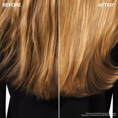Redken application on damp hair ends demonstrating easier detangling