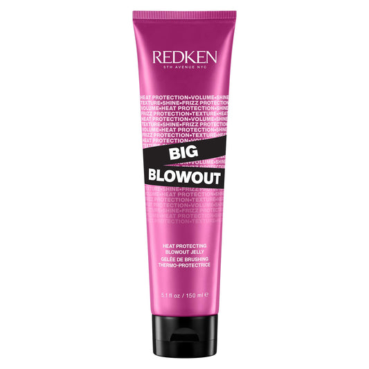 Redken Big Blowout front packaging showing product benefits and 150mL size