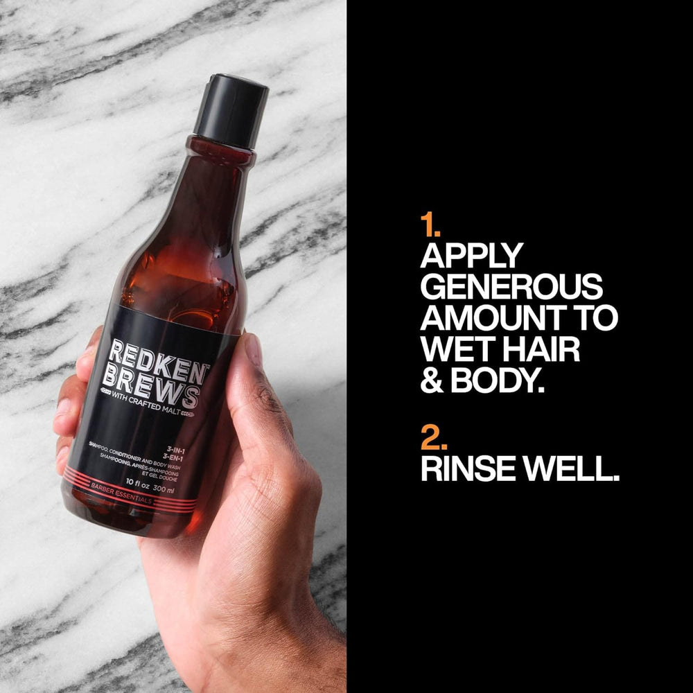 Redken Brews lather closeup showing creamy foam for effective cleaning