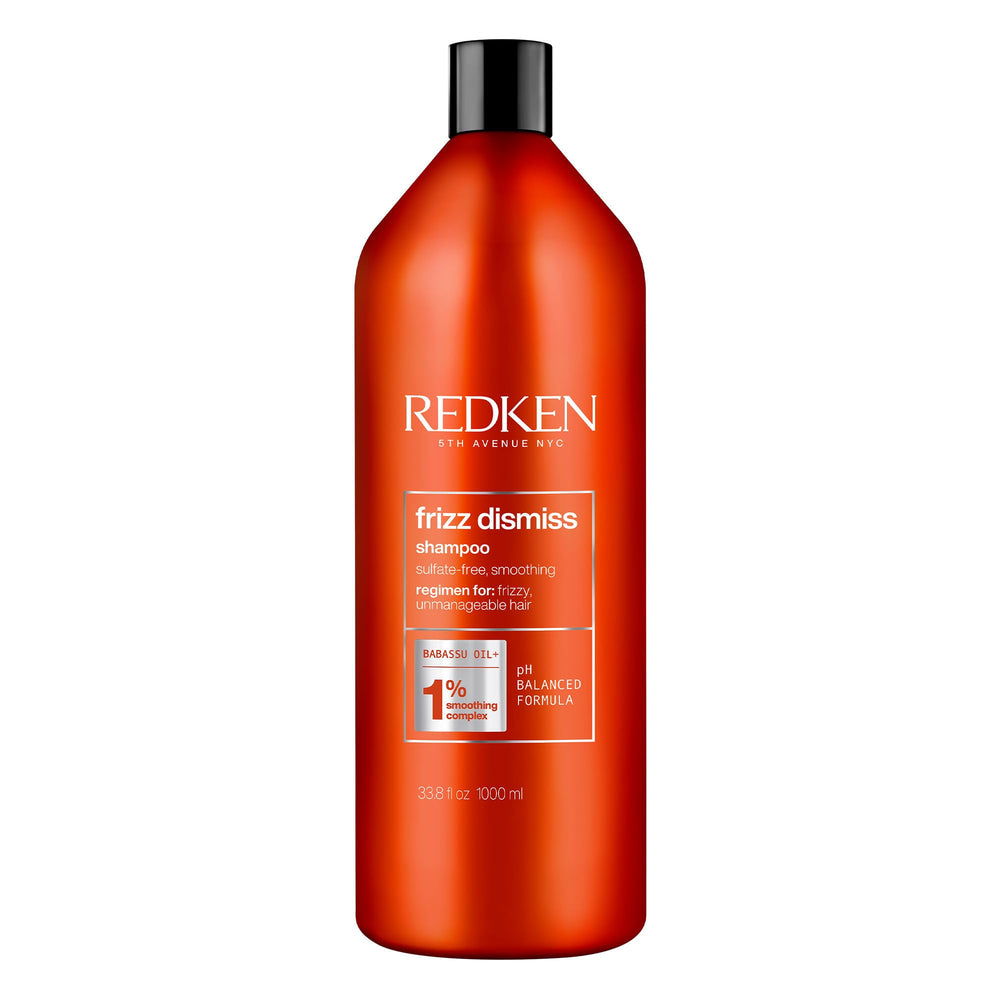 Redken bottle front view showing product and easy identification benefits