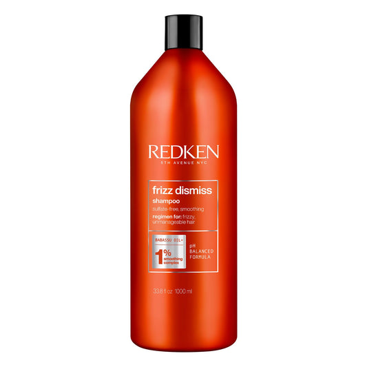 Redken bottle front view showing product and easy identification benefits