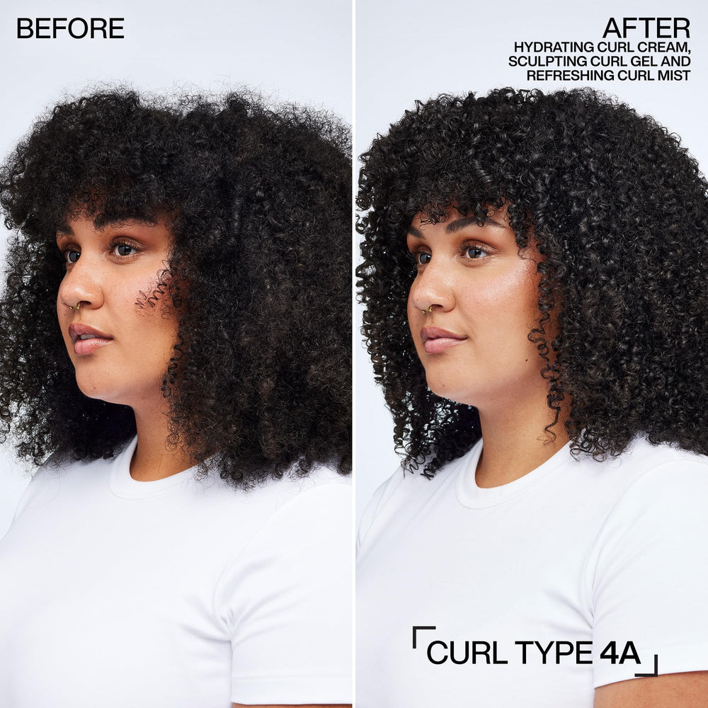 Redken cream texture close-up showing lightweight, non-greasy formula benefit