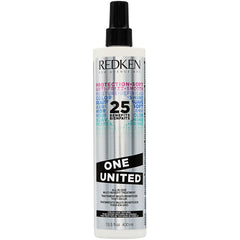 Redken One United front packaging shows full bottle and brand for easy identification and shelf appeal