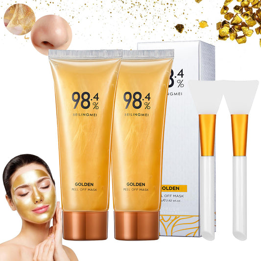 Rednow front packaging showing gold peel-off mask and benefits