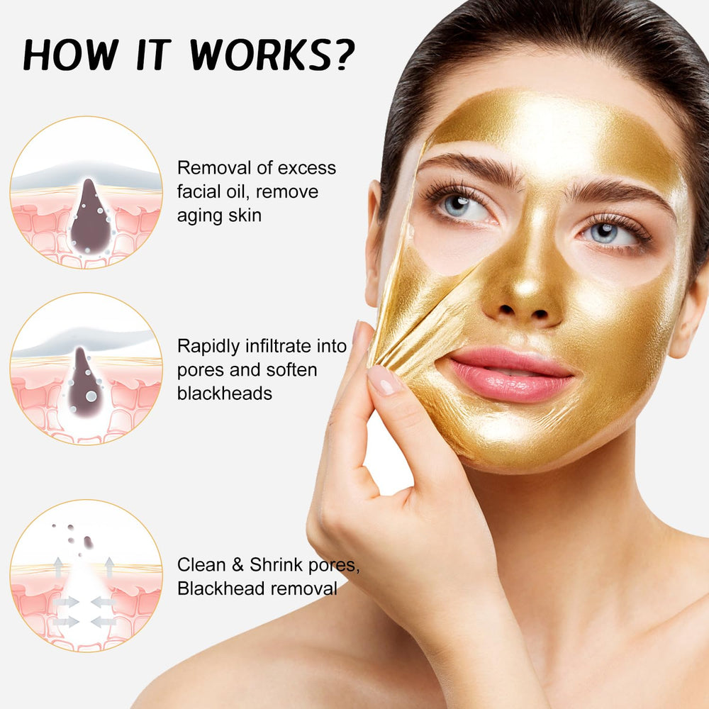 Rednow mask applied to face demonstrating coverage and calming effect