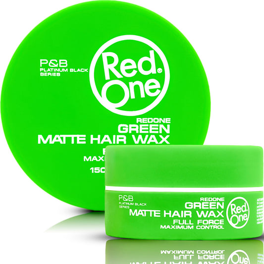 Redone jar front view showing matte wax packaging and strong hold