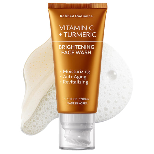 Refined Radiance front packaging showing clean Korean face wash and brightening benefits
