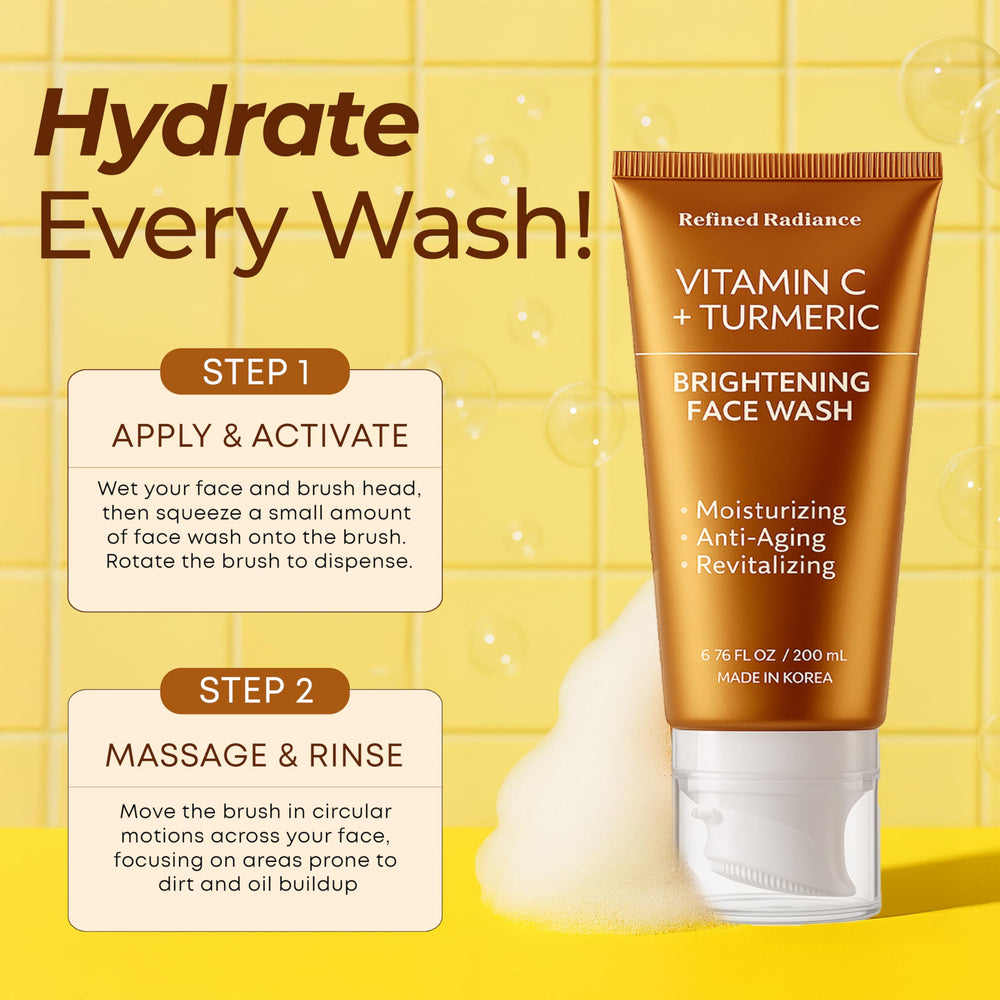 Refined Radiance size comparison beside hand showing 200 ml bottle scale and convenience