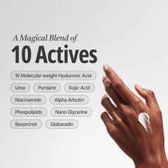 Reginald Men Helios applied on hand demonstrating non-greasy finish benefit