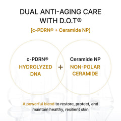 REJURAN ampoule staged with cleanser and moisturizer showing layering benefit