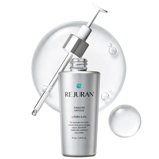 REJURAN front bottle showing label and product benefit for rejuvenation