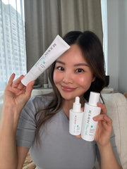 REJURAN on bathroom shelf in lifestyle setting promoting daily use