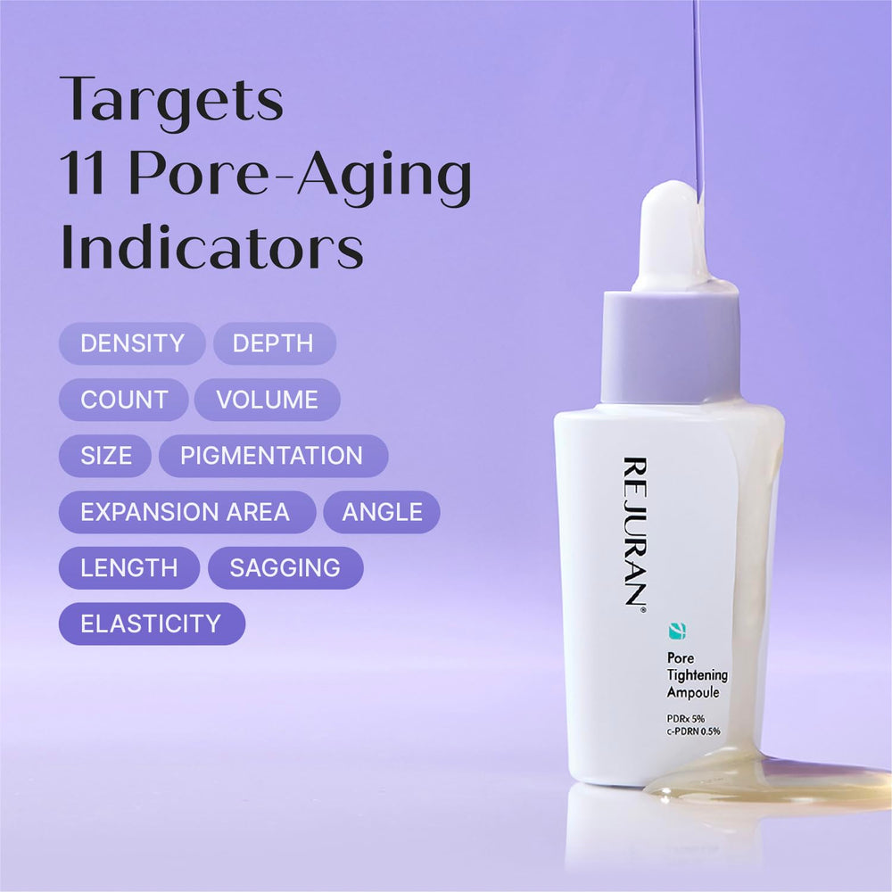 REJURAN poured ampoule in dish showing clear lightweight formula